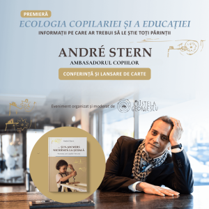 ECOLOGIA COPILĂRIEI CU ANDRÉ STERN<br>Conferință cu public<br>